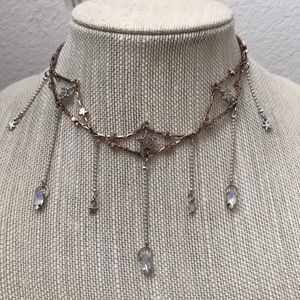 Free People rose gold Star Choker
